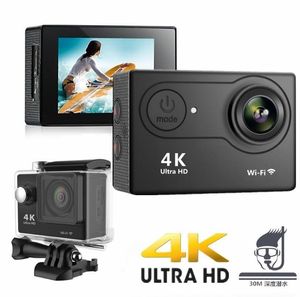 H9 Eylem Kamera Ultra HD 4 K 30 FPS WIFI 2.0-inç 170D Sualtı Su Geçirmez Kask Video Kayıt Kameralar SD Kart Ürünleri olmadan Spor Kamera