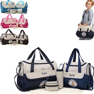 Wholesale Mom Diaper One Shoulder Nappy Women Travel Handbag for Baby Nursing Maternity Bag Luiertas 210326