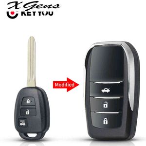 Wholesale toyota corolla key fob for sale - Group buy For Toyota Camry RAV4 Corolla TOY43 Blade Buttons Modified Flip Remote Car Key Shell Case Fob