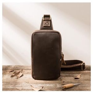 Подлинная кожаная мода Men Made Men Sling Bag Cross Body Messenger сумки 4 цвета.