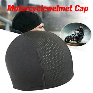 Capacete de Motocicleta Capacete Interior Cap de resfriamento Malisture Wicking Respirável Crânio Faixa de suor Metade dos Capacetes Liner Beanie Beanie Caps Dissipação de Calor Acessórios para bicicleta