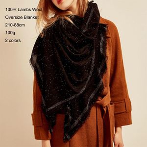 Autumn Winter Women Scarf Wool Lamb Oversized Poncho Echarpe Big Shawl Large Maxi Wrap Fashion Warm Blanket Scarves
