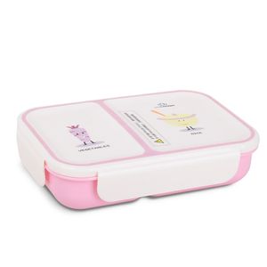 Lunch Box per bambini Simpatico cartone animato Sano ecologico Bento Contenitori per alimenti portatili Picnic Scuola Microonde 210423