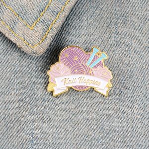 Wholesale unique gifts for friends for sale - Group buy Sweater Crochet Metal Enamel Brooch Cute Wool Knitting Pin Badge Pin Unique Trendy Lapel Backpack Hat Jewelry Gift For Friends