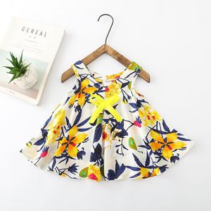 Floral Girls Dress baby girl clothes fashion 2019 kids girls clothing Summer beach Dresses 0-3 years old