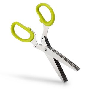 Utensili per verdure Cottura in acciaio inossidabile Accessori per la cucina Coltelli Forbici a 5 strati Sushi Scalogno tagliuzzato Taglio di spezie alle erbe Scissor RH3206