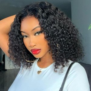 Bob Bob 13x4 Rendas Front Human Human Wave Wigs Prefeite Prejogado Remy para Mulheres Negras