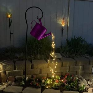 Garden Decoration Star Type Shower Art Light Outdoor Gardening Lawn Lamp Solar LED Watering Can Lamps