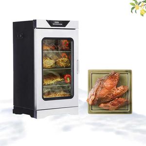 Máquina de fumo de forno de salsicha de carne elétrica Máquina de fumar Preço de atacado doméstico Casa de fumo de peixe pequeno Bacon Forno