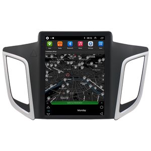 Bil DVD Multimedia Video Android Tesla Vertikal Skärm GPS-spelare för Hyundai IX25 2014-2015 Fordonsradio