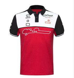 Team Team Polo Polo Shirt 2021 Новый сезон Команда Формулы -1 с одинаковыми комбинезонами и индивидуальной формой