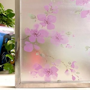 Window Stickers Matte Stained Decorative Film Self Adhesive Privacy Protective Glass Sticker Frosted Heat Insulation Decals