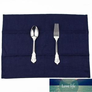 Tabela Guardanapo 9 Cores Slub Linen Guardanapos de Linen Isolamento Calor Fating Kids Tecido Placemats Cozinha Gadgets1 Preço de Fábrica Especialista Especialista Qualidade Mais Recente Estilo