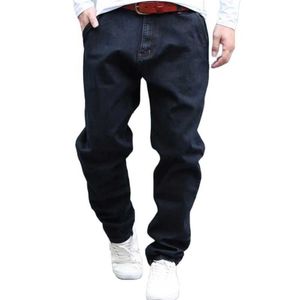 Fashion Harem Jeans Men Casual Denim Pants Loose Baggy Hip Hop Joggers Jeans Pants Black Trousers Man Clothes 210622