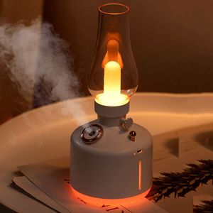 Essentiella oljor diffusorer ZL0374 Chargable Silent Time Light Aromaterapy luftfuktare bärbar fuktigor Fogger Mist maker färg humör belysning