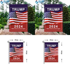 Trump Allmänna Val Banner Flaggor Trädgårdskampanj för flagga cm president US Banners Gör Amerika Bra igen cda Q2