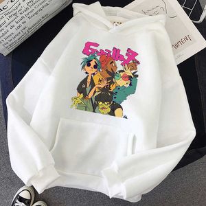 Gorillaz Hoodies Unisex women Simple All-match Leisure Oversize Pullovers Korean Style Warm Hip Hop Loose Streetwear Sweatshirts Y0729