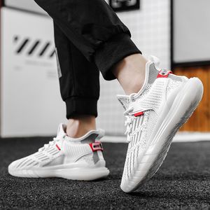 Top Quality Arrival Men Women Sports Running Shoes Newest Knit Breathable Runners White Outdoor Tennis Sneakers SIZE 39-44 WY13-G01