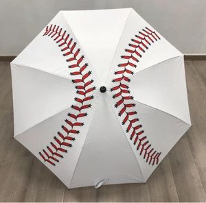 Baseball nähen regenschirm sport 20 stücke neue Cheer führenden Regenschirme Automatische Regen Frauen Drei-falten Winddicht Weibliche Wasserdichte Sonnenschirm