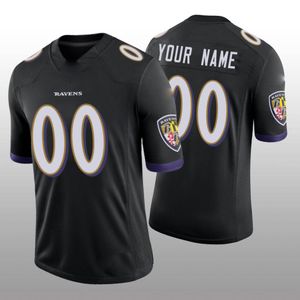 Siyah Ravens toptan satış-Baltimore ravens Men Özel Siyah SEVİYOR SEVAK KADINLAR GENÇ ALTIN FUTBOK JERSEY S XL
