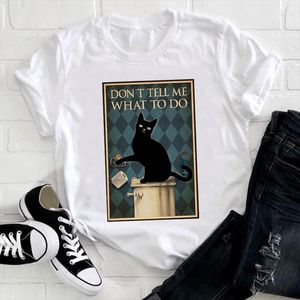 Men Cute Cat T Shirt Short Sleeve Clothing Funny Printing Animal Clothes Print Female Tee Top Ladies Graphic