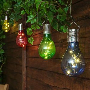 Bollen Zonne energie LED Gloeilamp Lamp Opknoping Decoratie Duurzaam voor Camping Outdoor Garden DNJ998