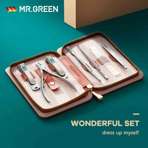 MR.GREEN Nail Clippers Set Nippers Kit Sharp Tongs Grooming Manicure for Men Women Professional Pedicure Gift