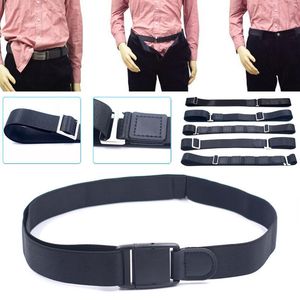 Wholesale tuck belt for sale - Group buy Adjustable Shirt Holder Men Women Elastic Stays Black Non Slip Wrinkle Prevention Waistband Tucked Belts Interview