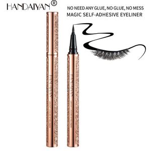 HANDAIYAN 1 ml 2 in 1 Kleber Eyeliner Stift Kleber Liner falsche Wimpern Magie selbstklebender schwarzer Eyeliner 120 teile/los DHL