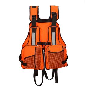 Life Vest & Buoy Fishing Swimming Accessories Kayak Boating Multi Pocket Rafting Drifting Water Sport Jacket Adults Adjustable Mesh