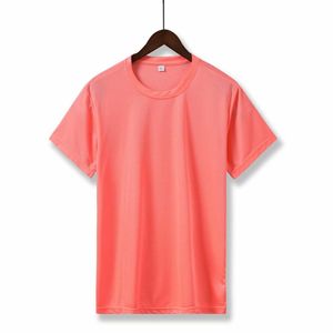 Rosa Running Jerseys Snabbtorkad Andningsbar Fitness T-shirt Utbildning Kläder Gym Soccer Jersey Sports T Shirts Toppar