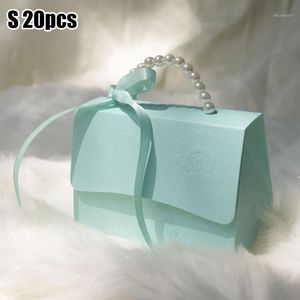 Geschenkpapier, 20 Stück, leer, tragbar, für Hochzeit, Party, Süßigkeitenboxen, Babyparty-Box für Zuhause, Verpackungszubehör