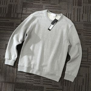 2020fw konng GONNG Vår och höst Mäns Hoodies Fashion Märke Högkvalitativ Pullover Crew Neck Sweater Pure Cotton Wool Loop Sweatshirts