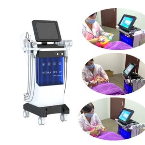 8 In 1 Hydro Dermabrasion Oxygen Sprayer Jet vacuum rf Bio-photon Skin Care Microdermabrasion machine Deep Cleaning HydroFacial Water Peeling Device