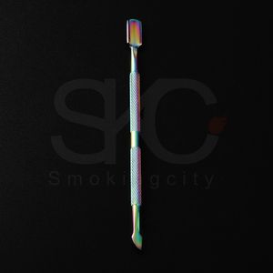 Rostfritt stål Rökning Tillbehör Titan Rainbow Style Dabber Tool för nagelvatten Bong Pipe