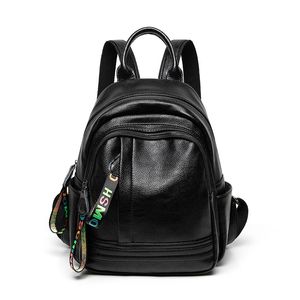Genuine Leather Women's Backpack Bag Casual Waterproof Real Cowhide Female Pack Travel Girl Mini Backpacks Lady Travel