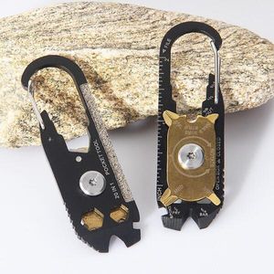 Outdoor Gadgets Hot True Utility Fixr 20 i 1 Multi-Tools Metal Svart Rostfritt Fick Tool Keychain