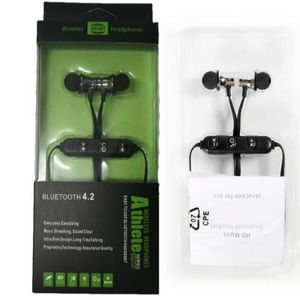 Mais novos fones de ouvido Bluetooth Magnetic Running Sport Sport Headset BT 4.2 com Mic MP3 Earbud para iPhone Smartphones Prático