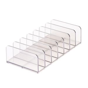 Storage Boxes & Bins Cosmetics Box Desktop Drawer Transparent Acrylic Eye Shadow Makeup Cushion Foundation Blush Multi-Grid Rack