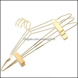 Cabides racks roupas organização doméstica Organização Home Jardim nórdico Cabinete cabide clipe doméstico lojista perfeita de ouro