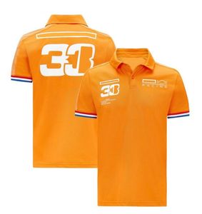 2021f1 Formula One Verstappen Racing 폴로 저지 여름 새로운 F1 반팔 셔츠 같은 스타일 사용자 정의