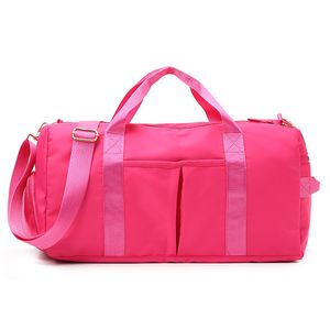 LL Duffel Bag wielofunkcyjny nylon tajny magazyn jogi siłownia duża unisex podróżna wodoodporna zwykłe torby na plażę w bagażu 15 kolorów 31 31