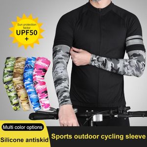 Joelheiras cotovelas 1 par de wicking braço de manga UV Proteção de poliéster Ciclismo de compressão Coverbreathable Sumshade Summer Summer Warmer