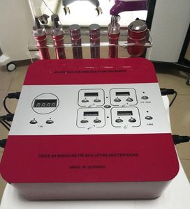 Máquina de elevação de dispositivo de microcorrente Eletroporation RF Máquinas faciais 6 em 1 rugas de olho remover faces Equipamento de aperto da pele