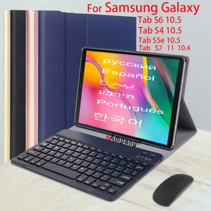 Caso do teclado para Samsung Galaxy Tab A8 8.0 A 10.1 2019 A6 2016 10.5 2018 T295 P205 T515 T510 T595 T585 com Bluetooth