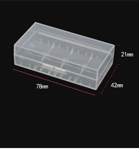 Portable Plastic Battery Case Box Safety Holder Storage Container Colorful pack batteries for 2pcs 18650 li-ion battery