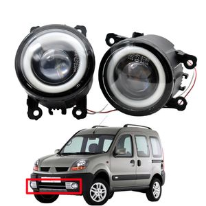 Front Bumper LED Lens Lampa Styling Angel Eye Drl 12V H11 Fog Light för Renault Grand Kangoo 2007-2015