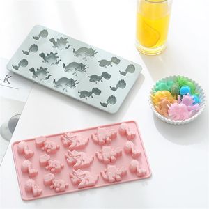 15 Cavity Silicone Chocolate Mould Baking Tool 3D Resin Molds DIY Soap Sweet Sandy Food Little Animal Cartoon Bakery Pastry Baking Molds