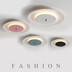 Led Ceiling Lamp Modern Simple Nordic Thin Round Living Room Book Dining Master Bedroom Lights