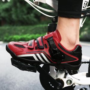 Calçados Calçados Sapatos de Estrada Genuíno Homens de Couro Ao Ar Livre Esportes Bicicleta Mulheres Racing Bicycle MTB Sneakers